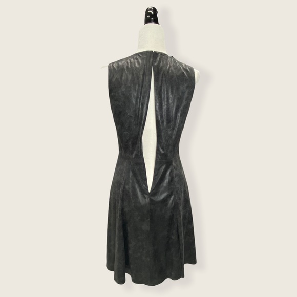 Vince Camuto EUC Faux Matte Leather Midi Dress 8 - Picture 4 of 16